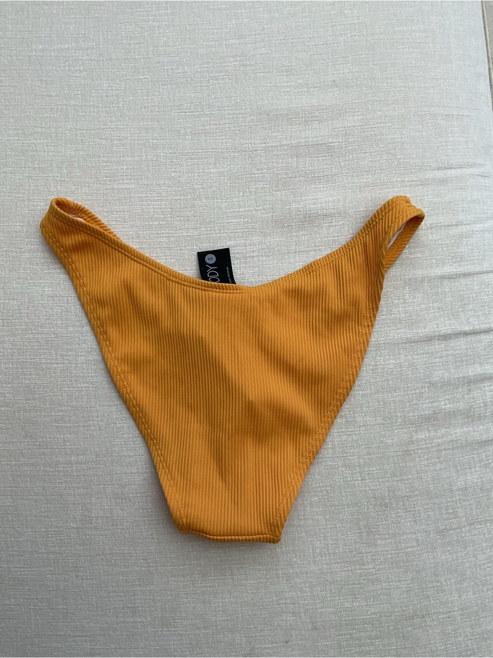 Cotton On Mustard Ribbed Bikini Bottoms - Picture 3 of 4